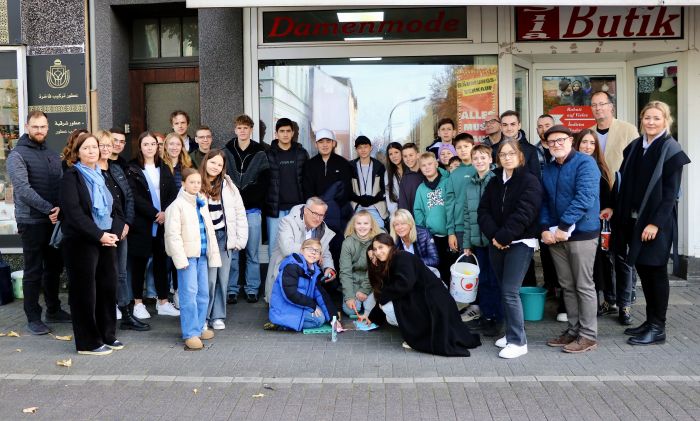 Pressefoeo Stolpersteinputzen Stadt Recklinghausen